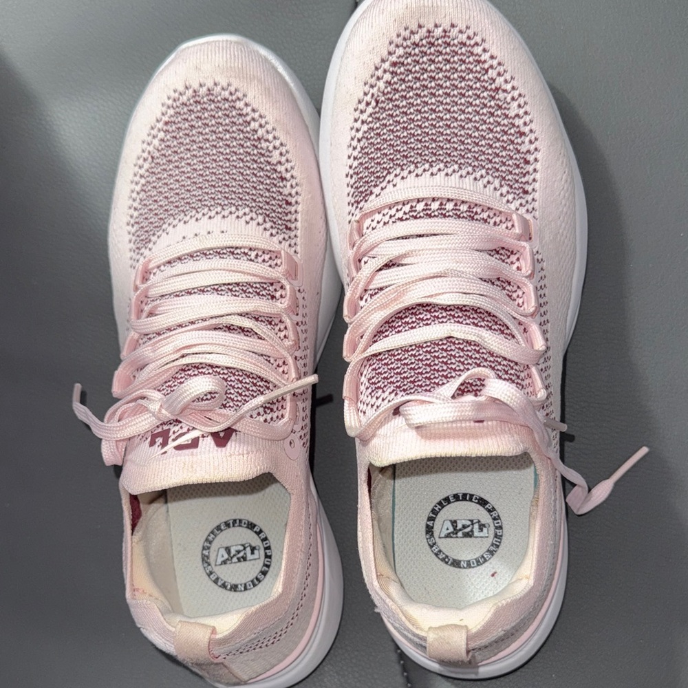 APL Women's Light Pink Knit Sneakers - Picture 5 of 6